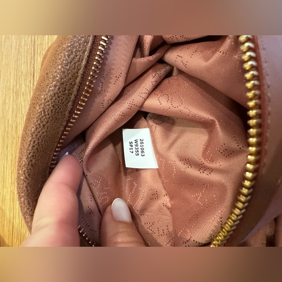 Stella Mccartbey Small Tote Eco Shaggy Deer W/ Gold Color Chain - Picture 3 of 14